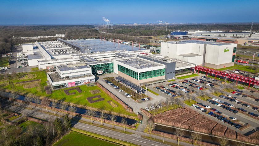 Brouwerij drone hoofdingang